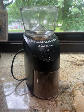 Capresso Black Electric Coffee Grinder - Black
